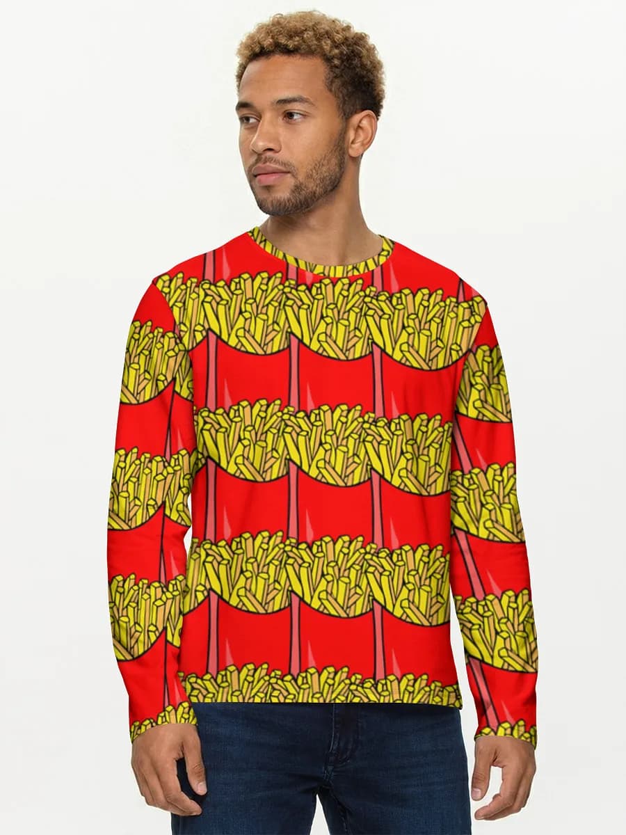 Men's cotton long sleeve shirt