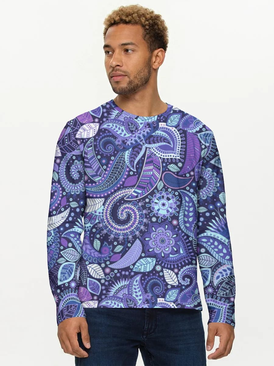 Men's cotton long sleeve shirt