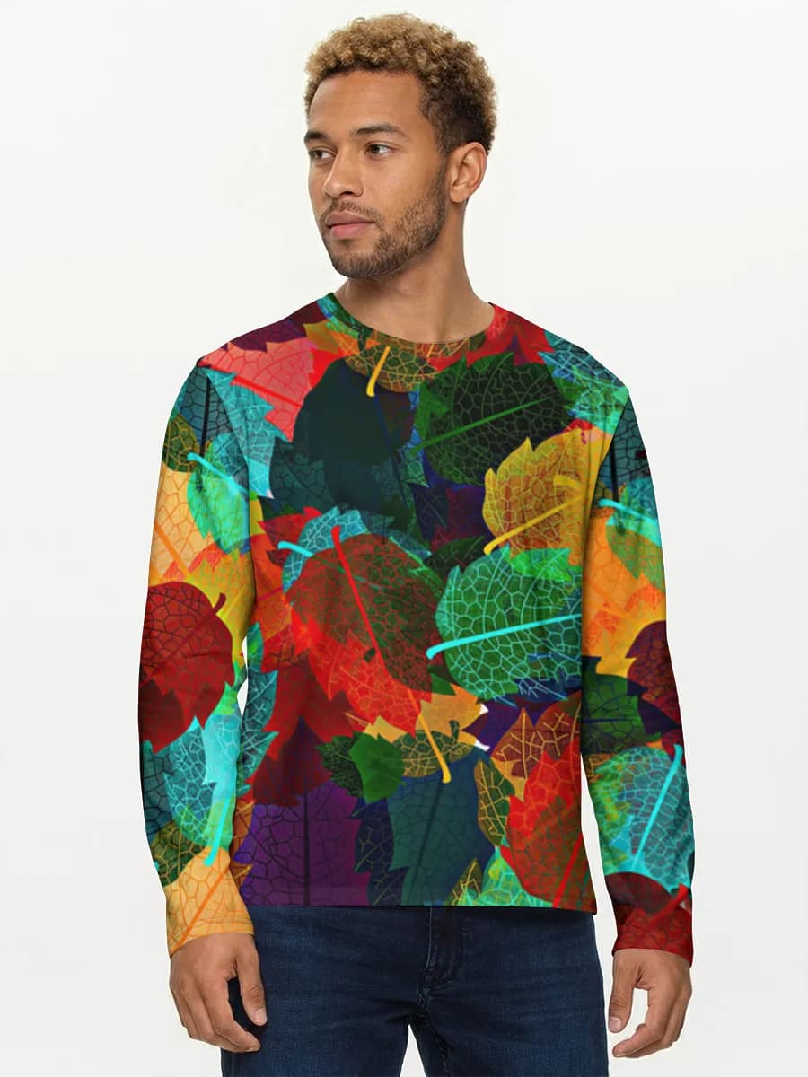 Men's cotton long sleeve shirt