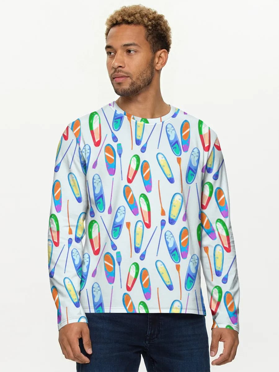 Men's cotton long sleeve shirt