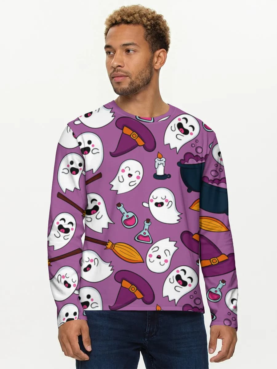 Men's cotton long sleeve shirt