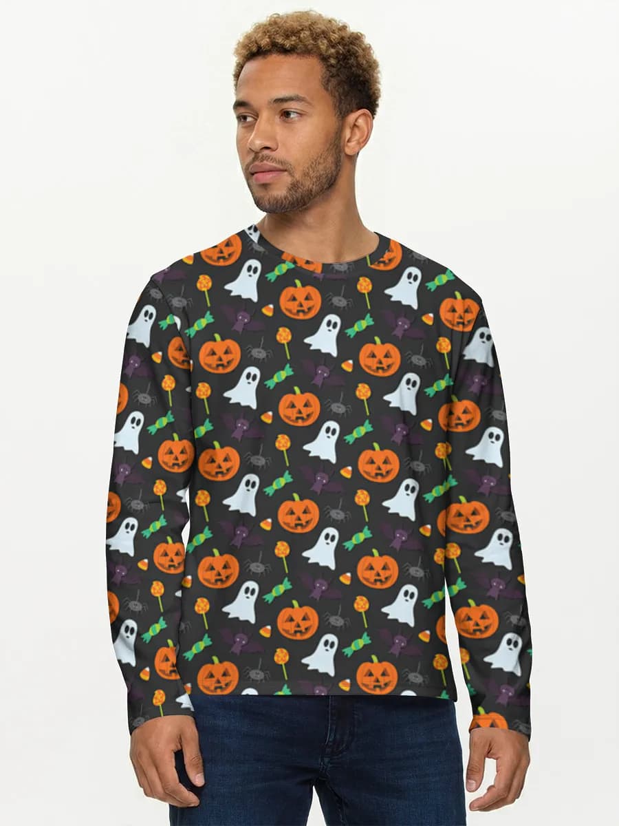 Men's cotton long sleeve shirt