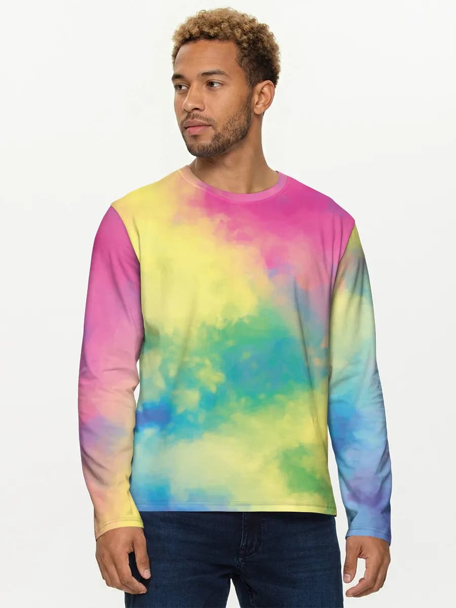 Men's cotton long sleeve shirt