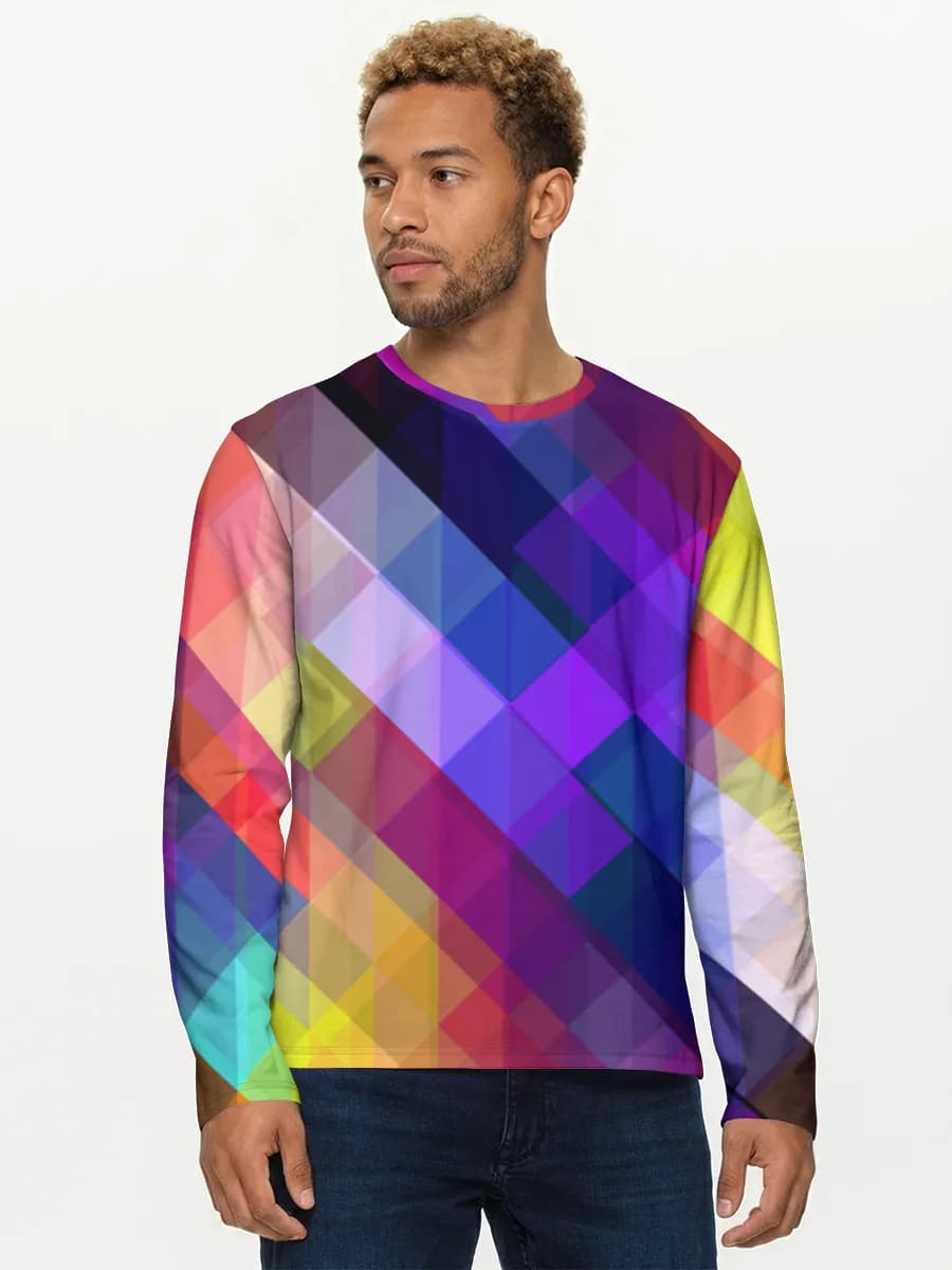 Men's cotton long sleeve shirt