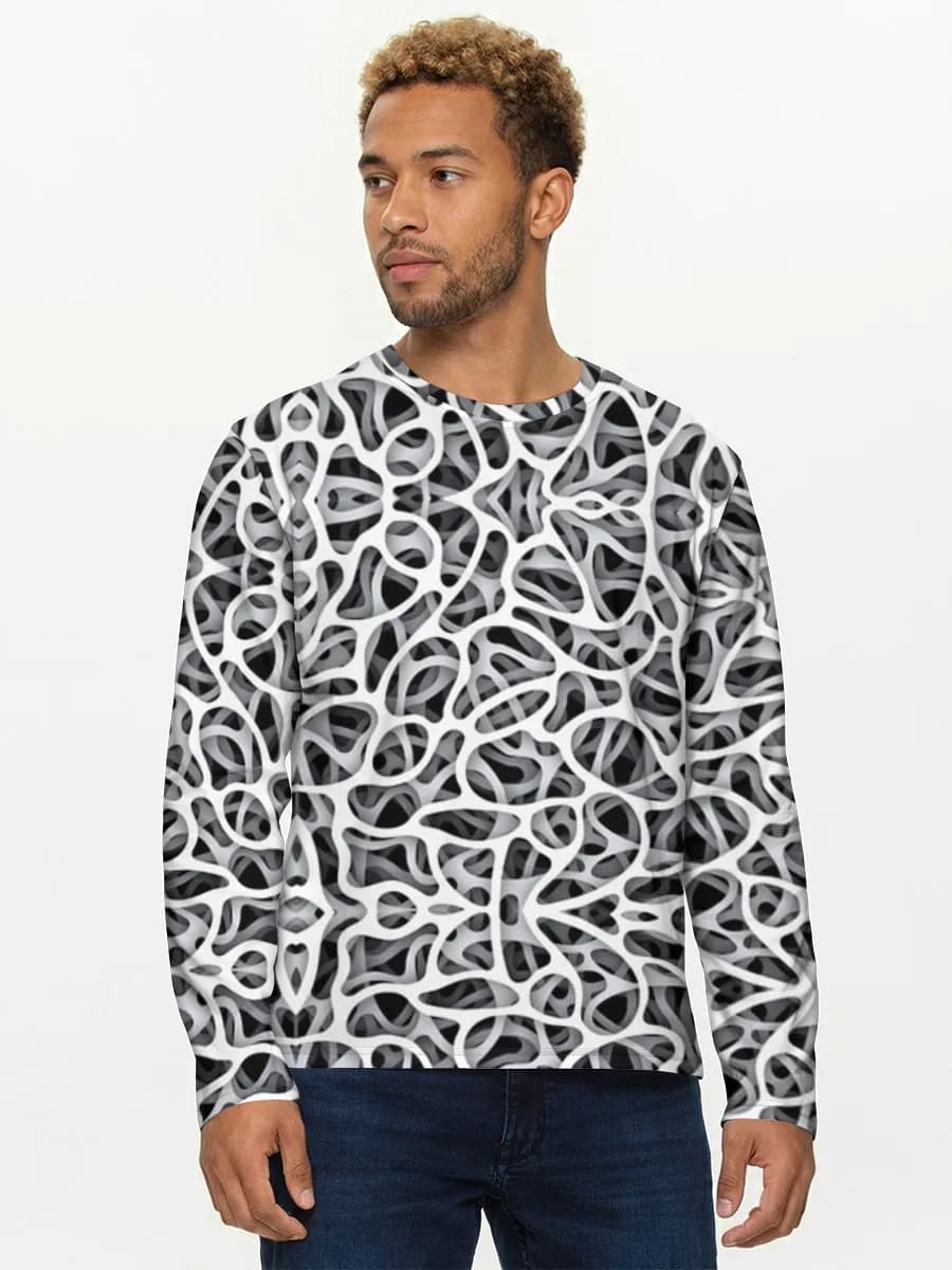 Men's cotton long sleeve shirt
