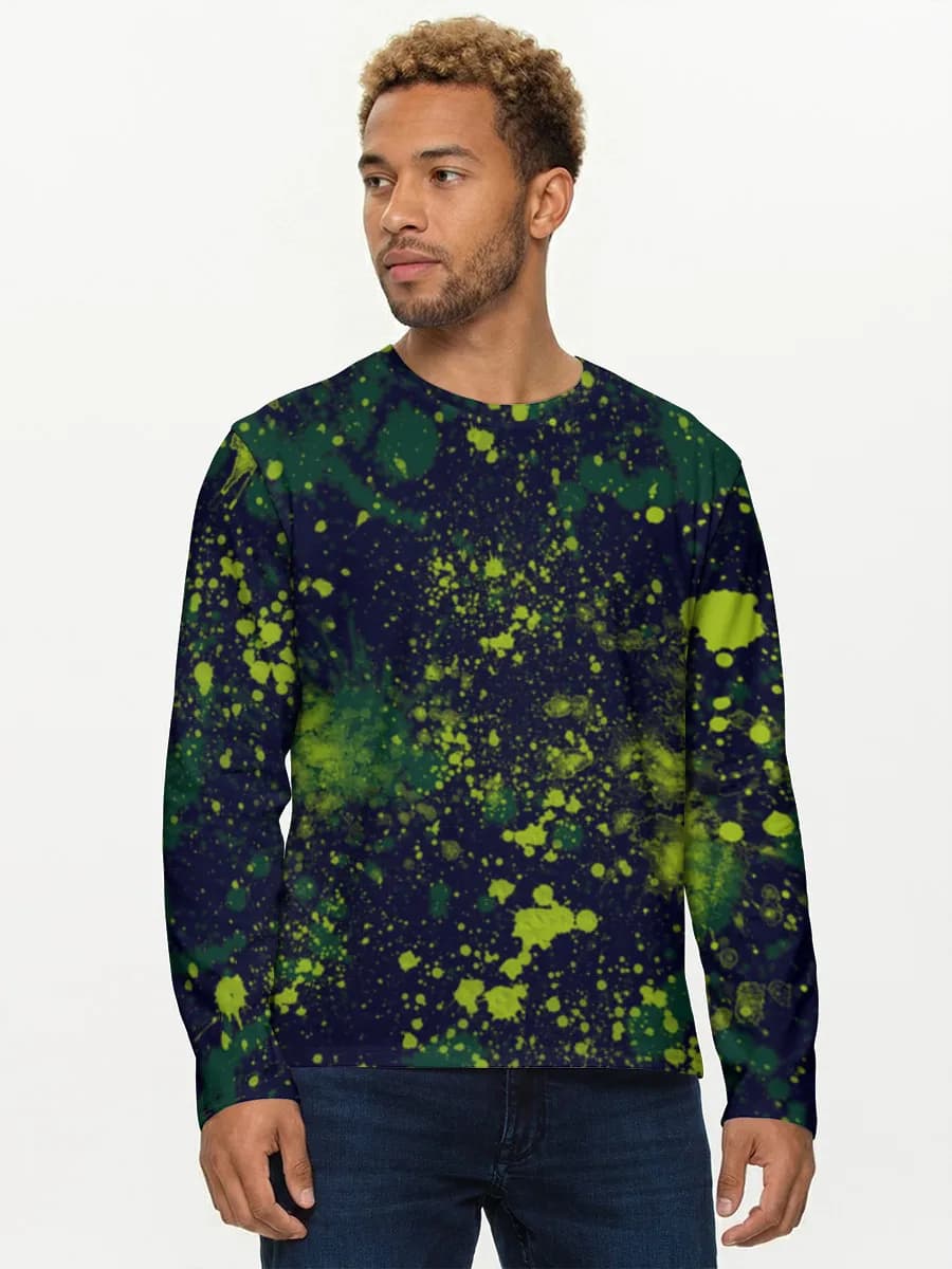 Men's cotton long sleeve shirt