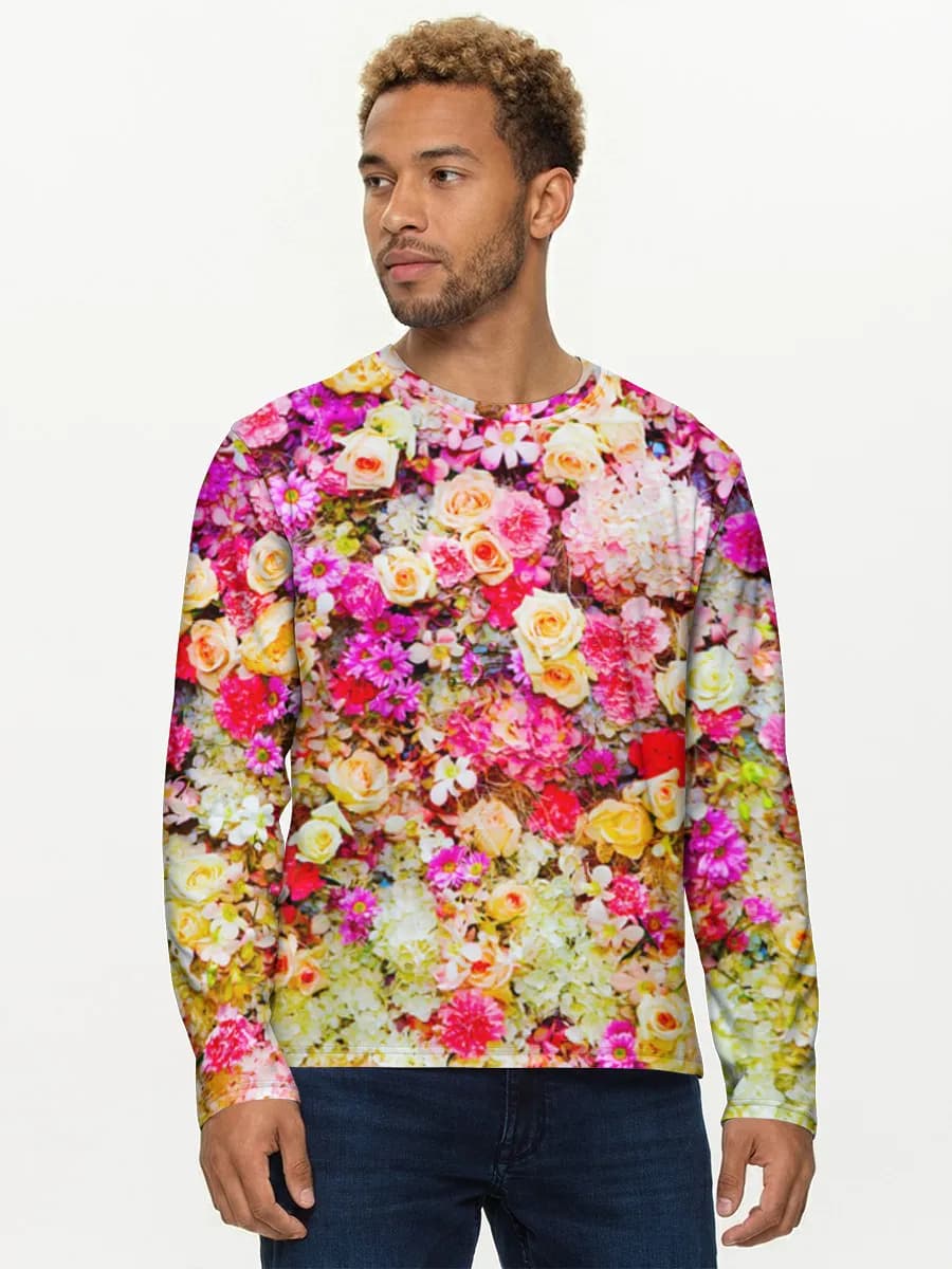 Men's cotton long sleeve shirt