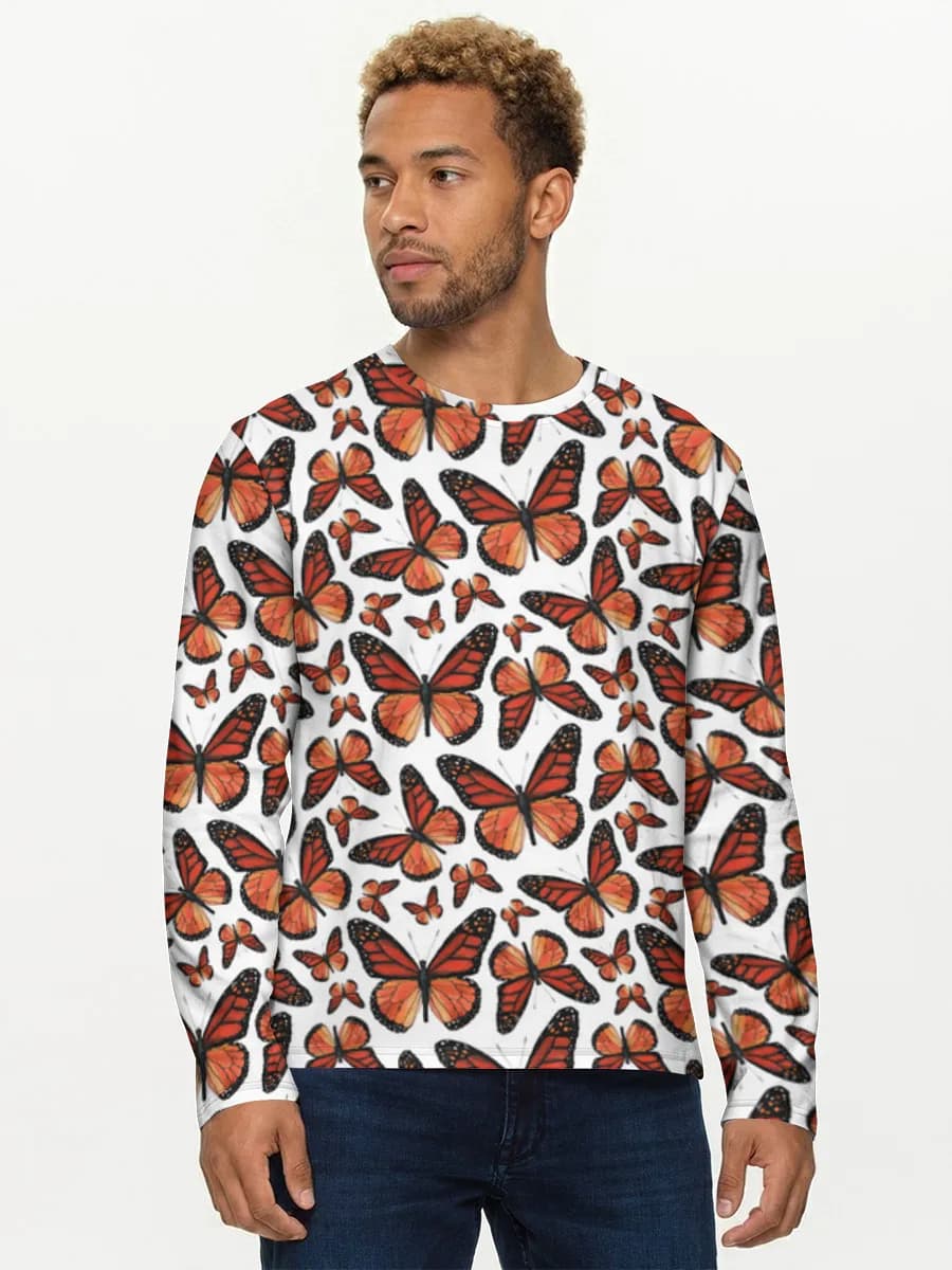 Men's cotton long sleeve shirt