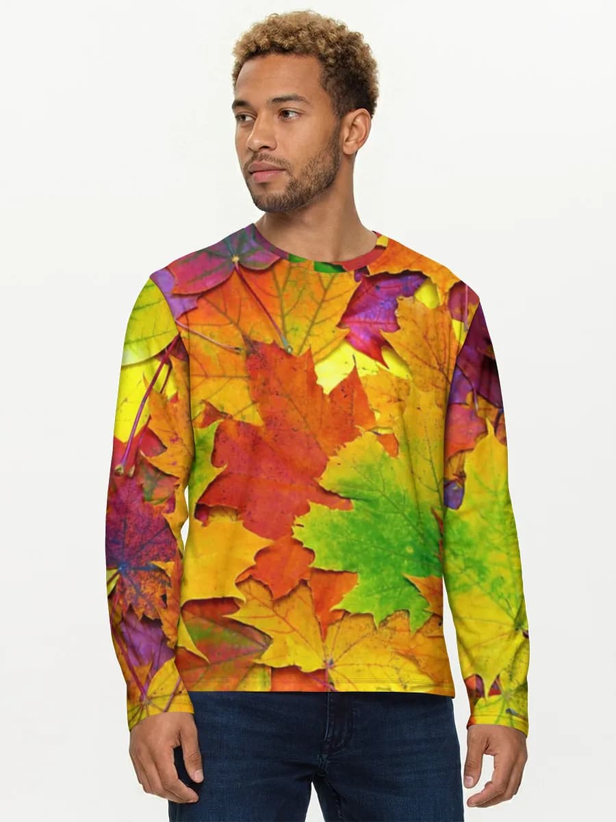 Men's cotton long sleeve shirt