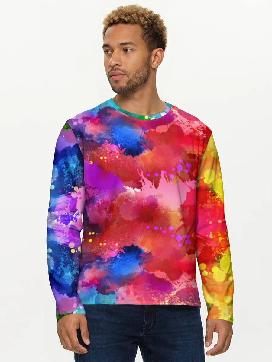 Rainbow Watercolor Splash