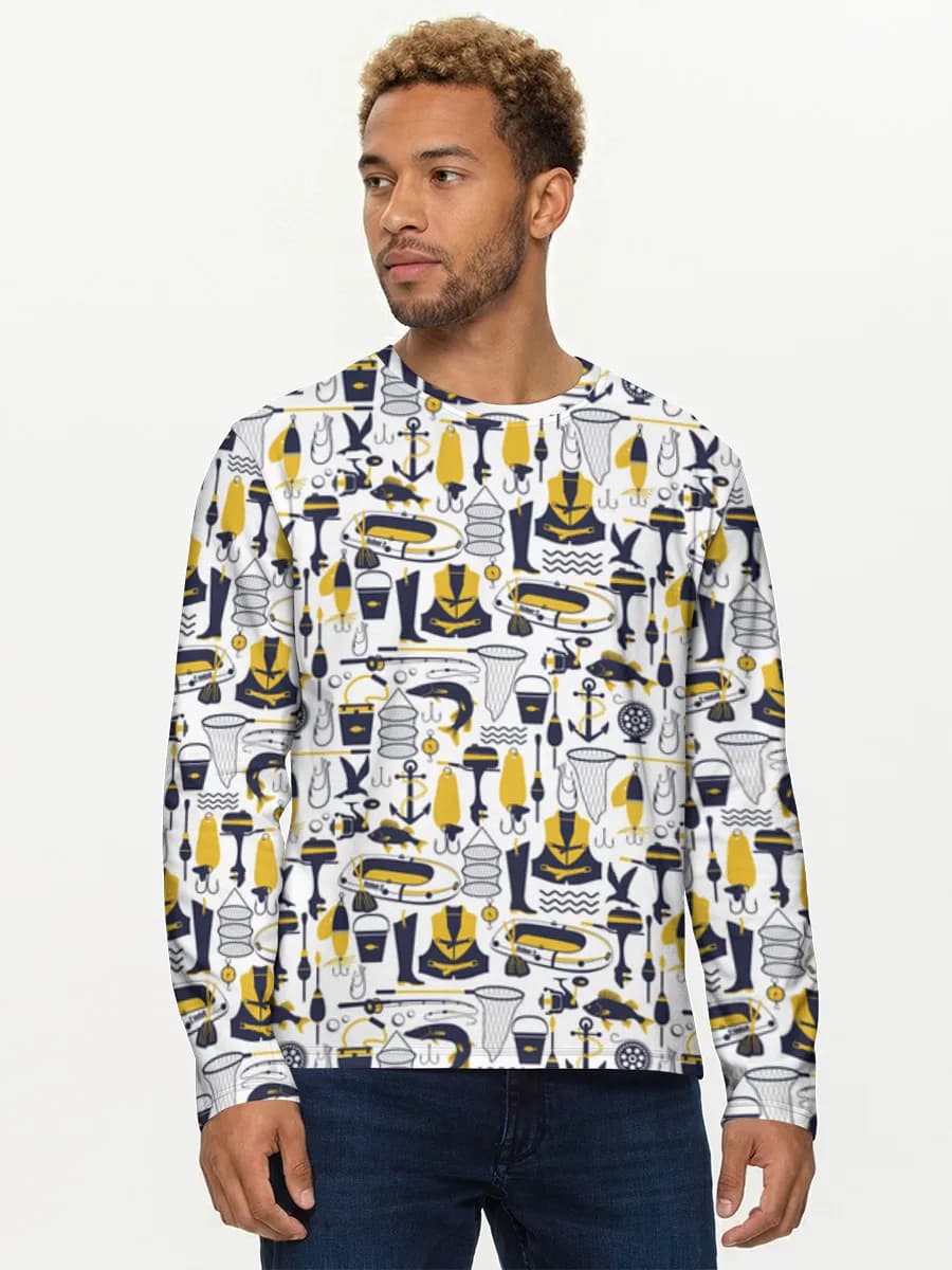 Men's cotton long sleeve shirt