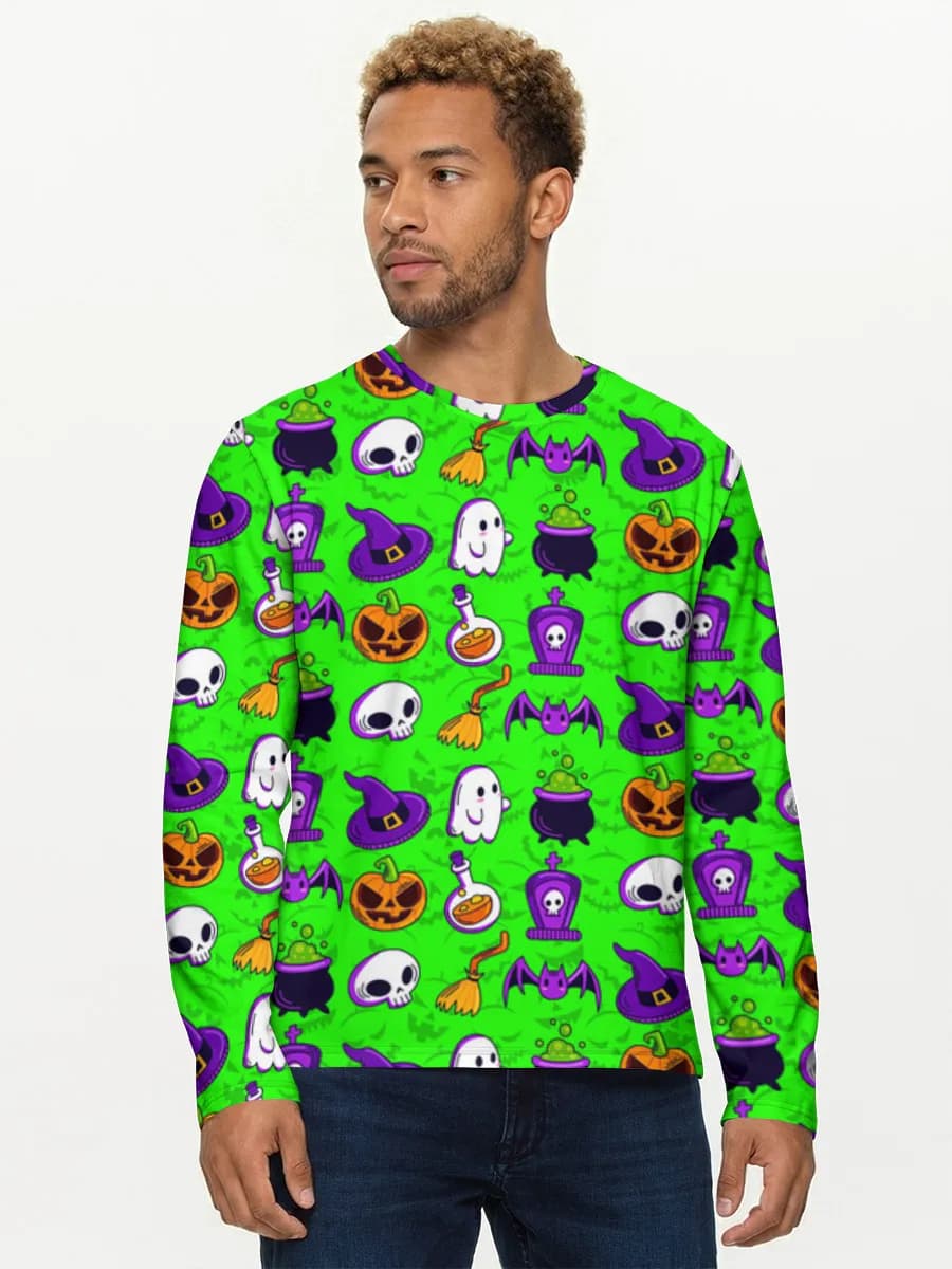 Men's cotton long sleeve shirt