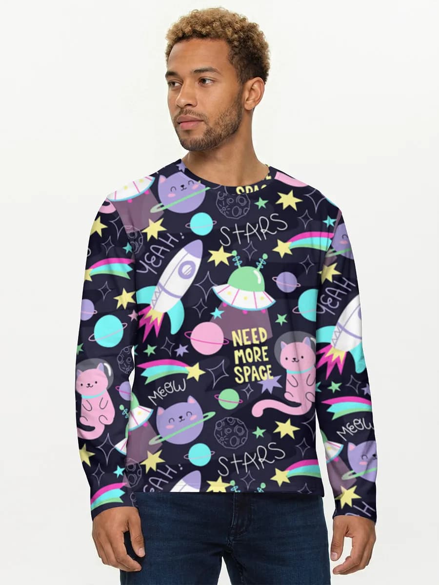 Men's cotton long sleeve shirt