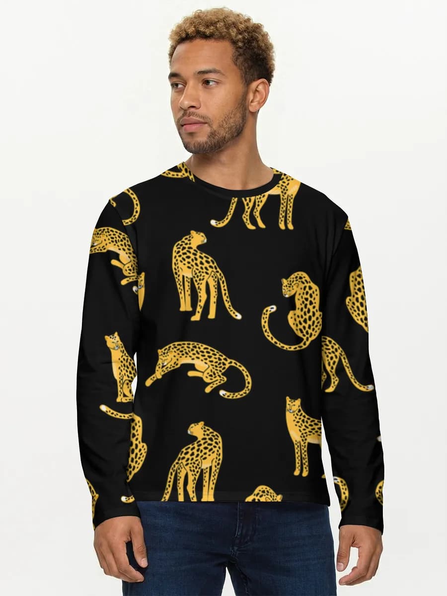 Men's cotton long sleeve shirt