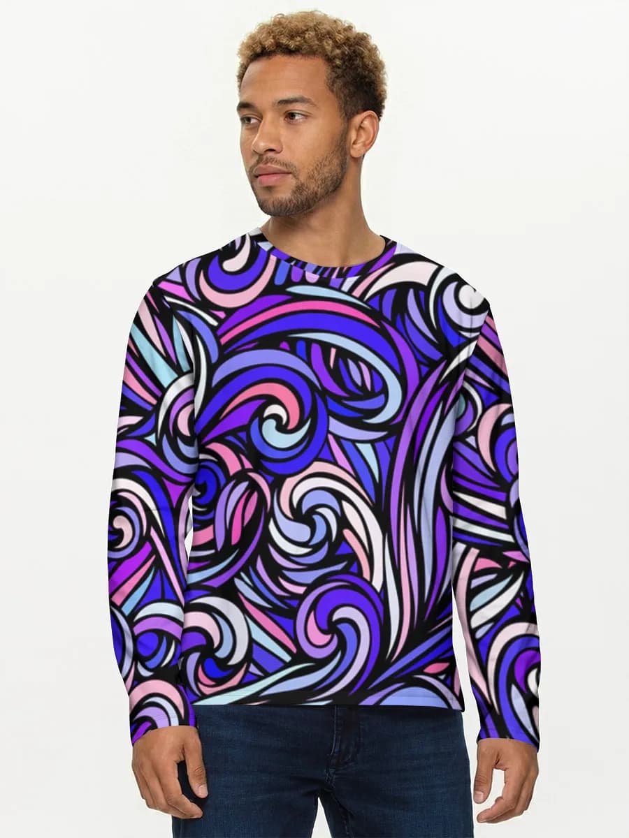 Men's cotton long sleeve shirt