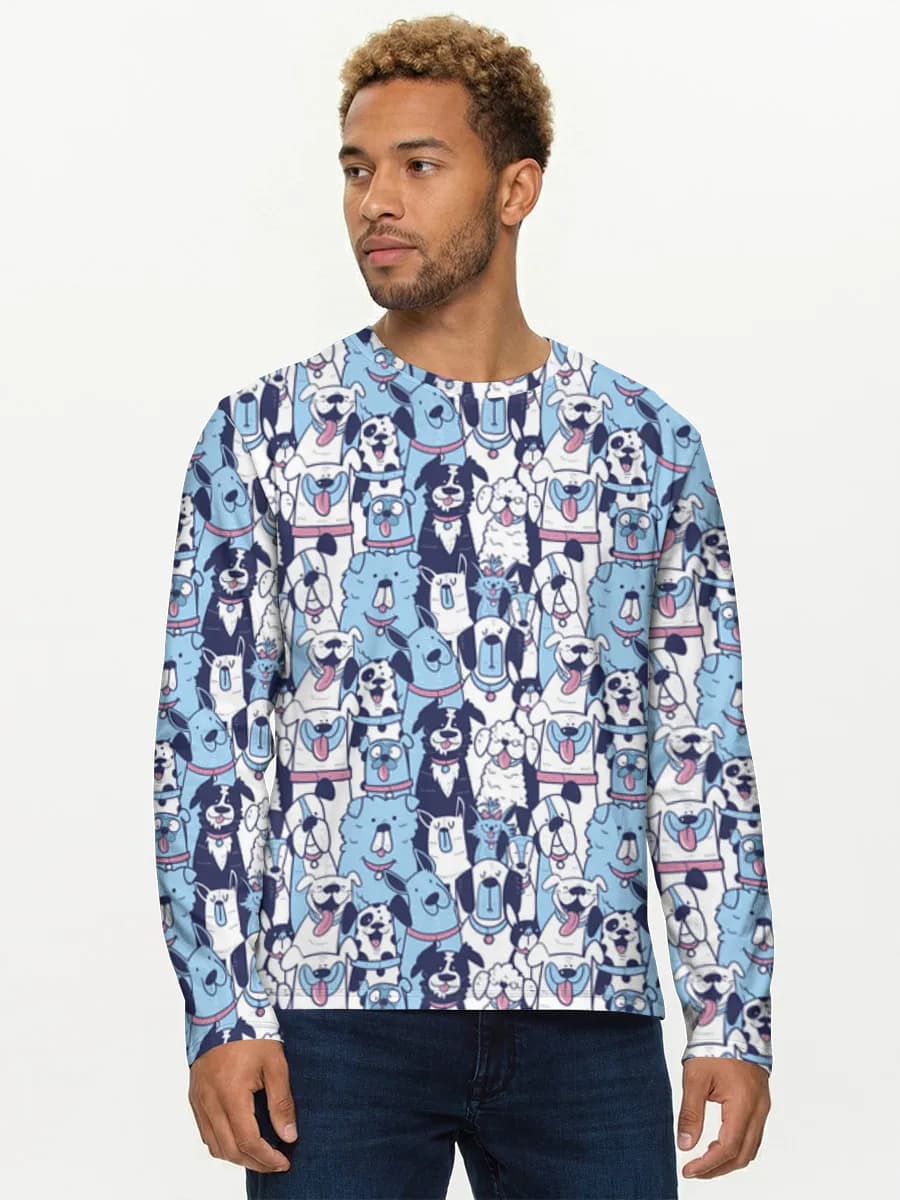 Men's cotton long sleeve shirt