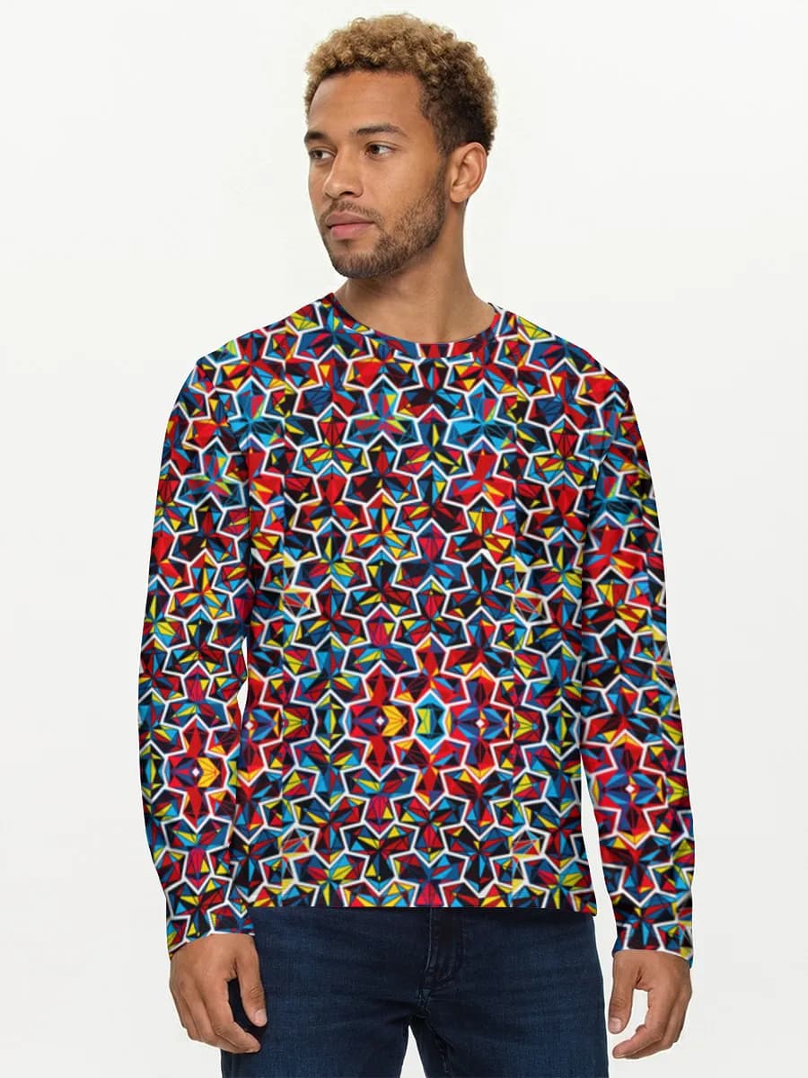 Men's cotton long sleeve shirt