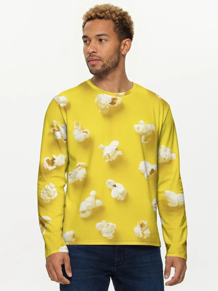 Men's cotton long sleeve shirt