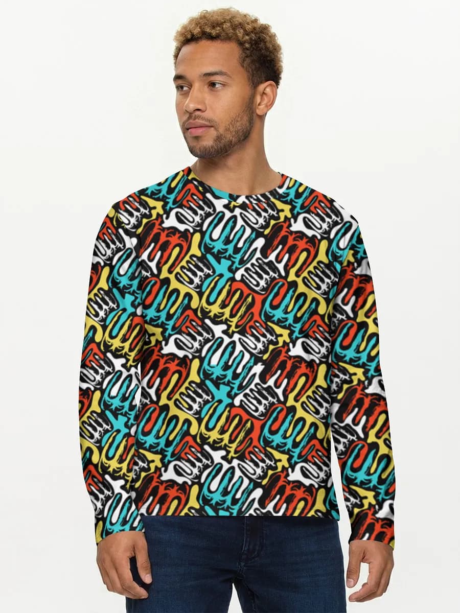 Men's cotton long sleeve shirt