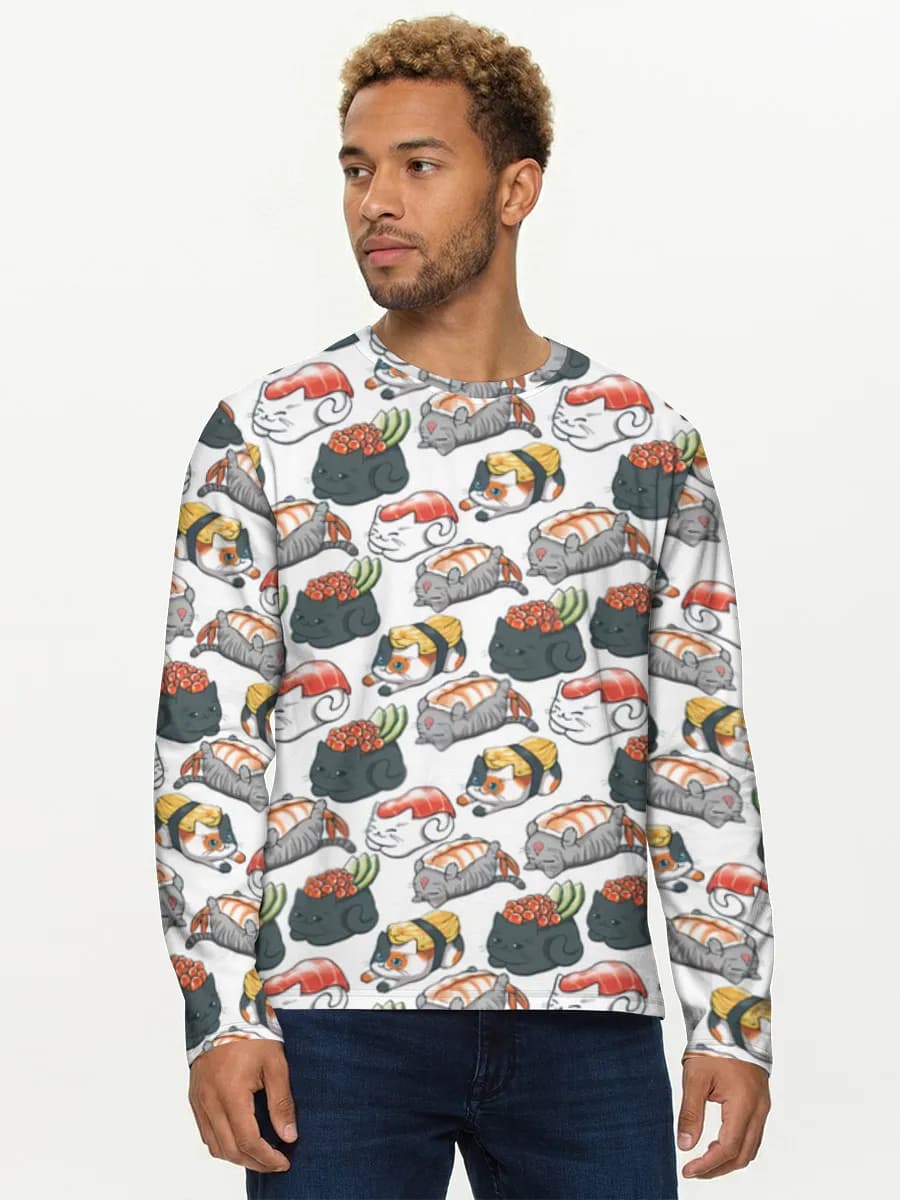 Men's cotton long sleeve shirt