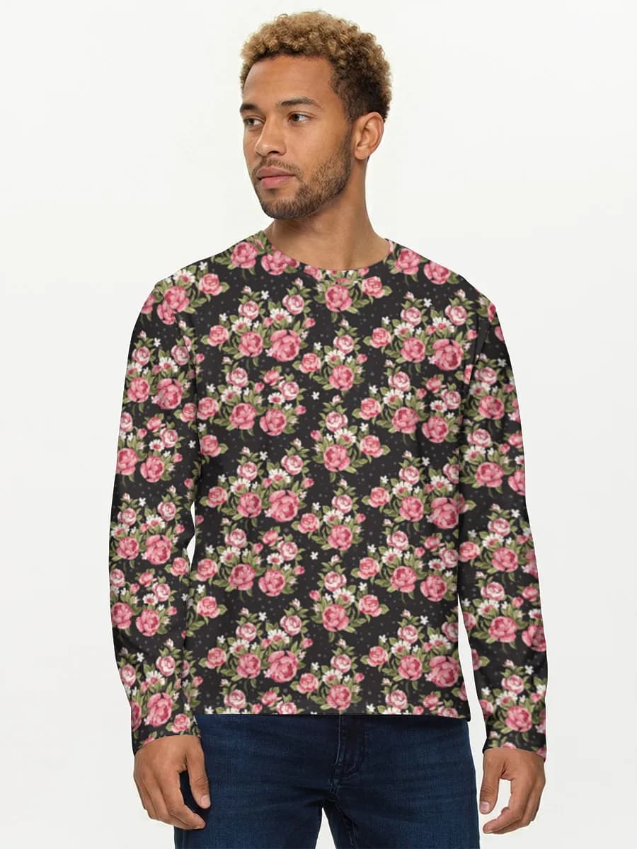 Men's cotton long sleeve shirt