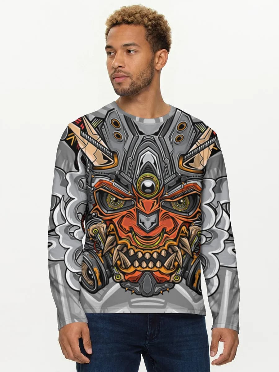 Men's cotton long sleeve shirt