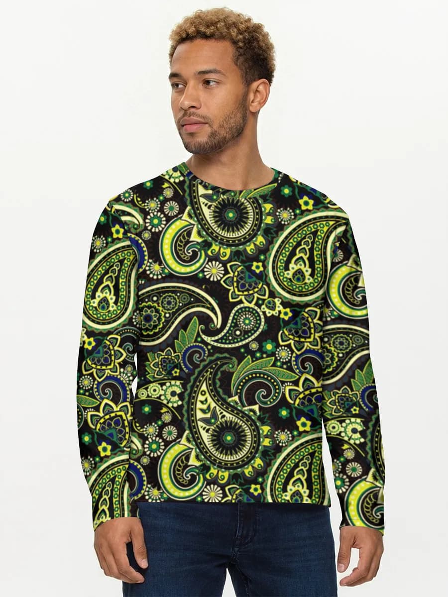 Men's cotton long sleeve shirt