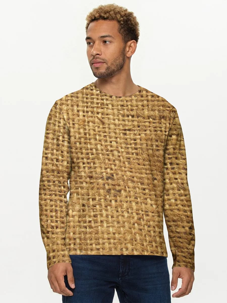 Men's cotton long sleeve shirt