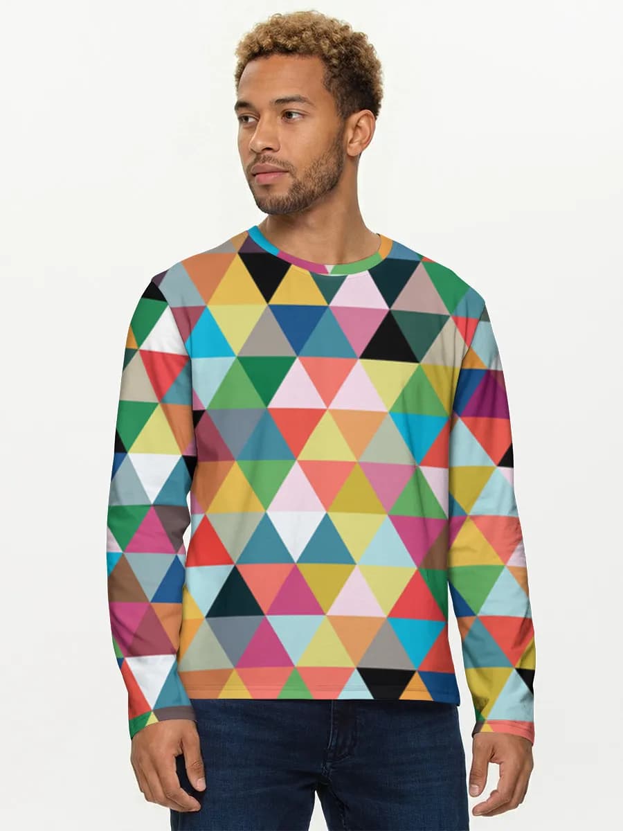 Men's cotton long sleeve shirt