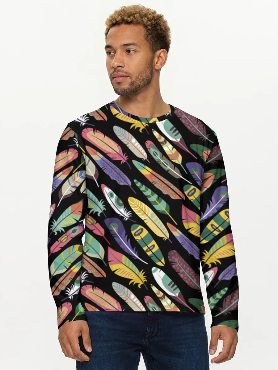 Men's cotton long sleeve shirt
