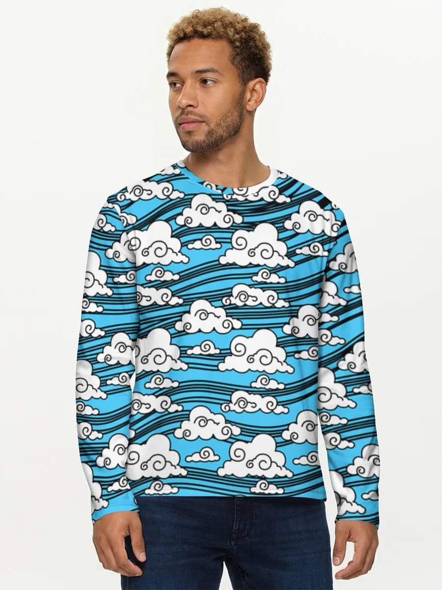 Men's cotton long sleeve shirt