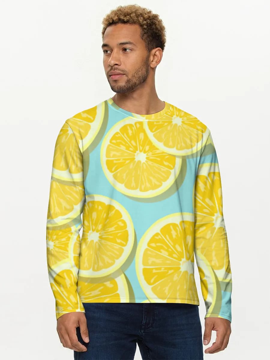 Men's cotton long sleeve shirt