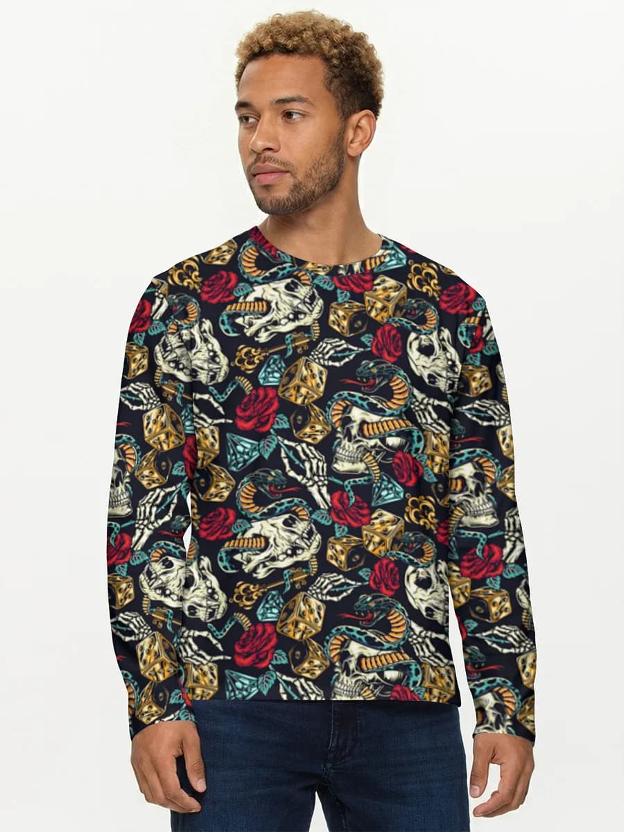 Men's cotton long sleeve shirt