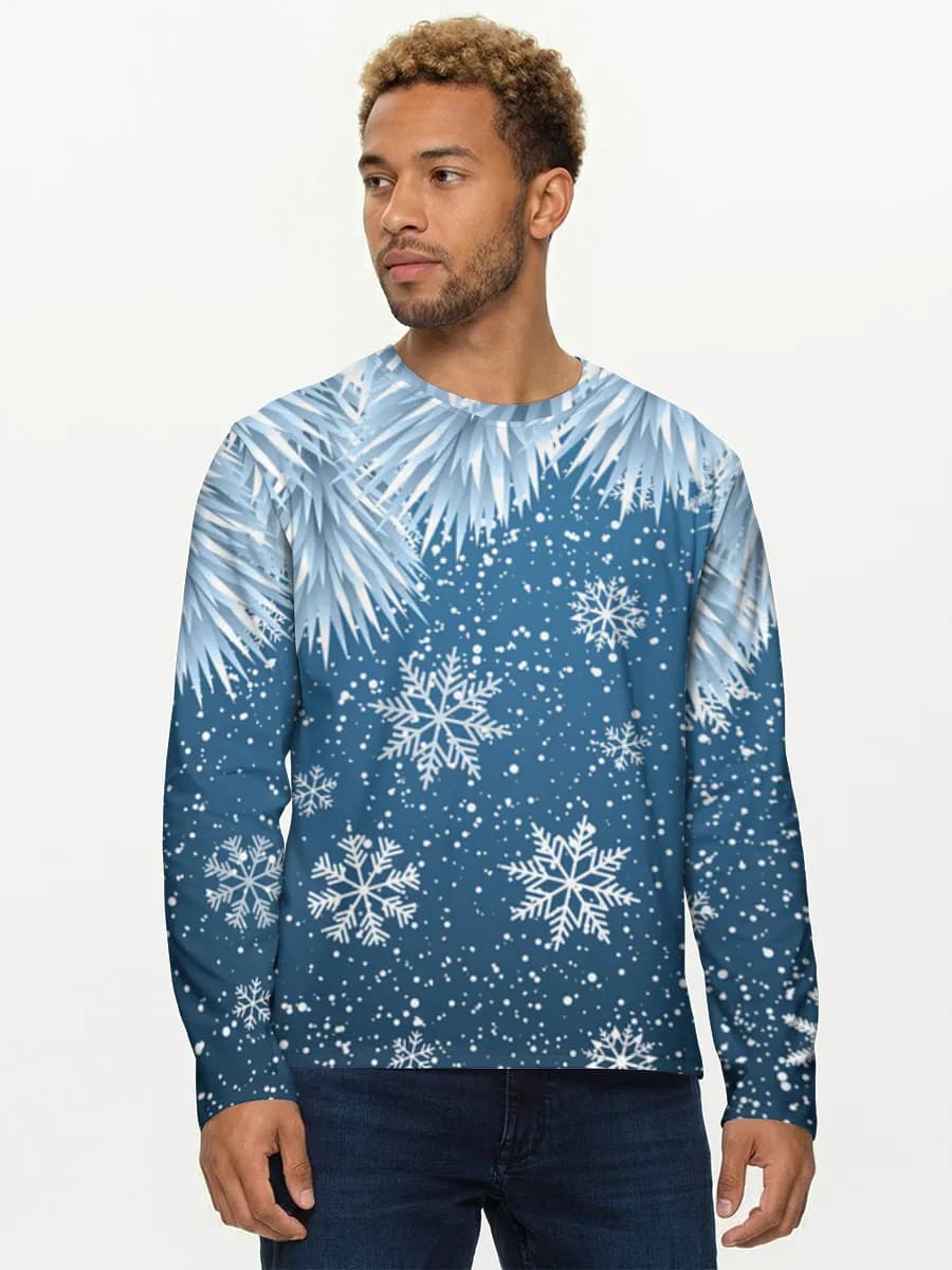 Men's cotton long sleeve shirt