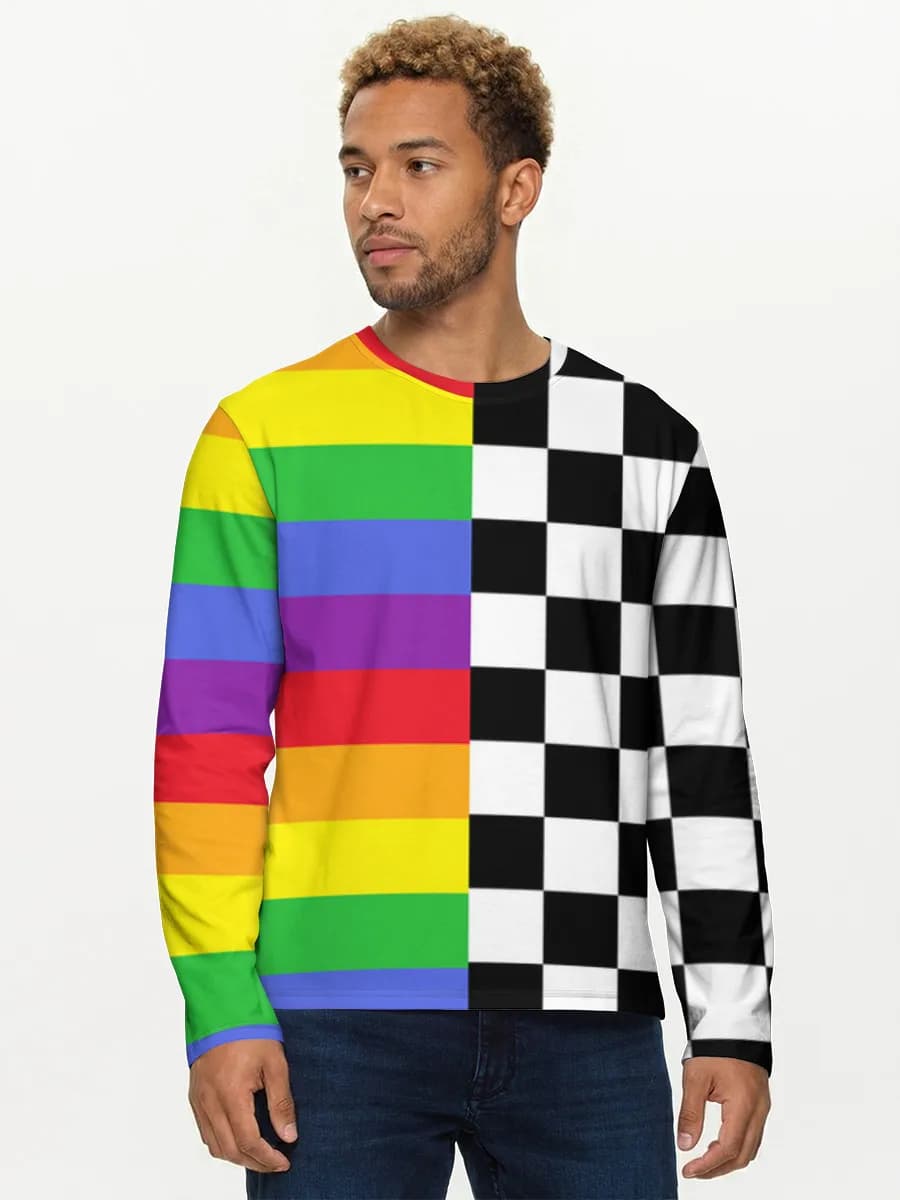Men's cotton long sleeve shirt
