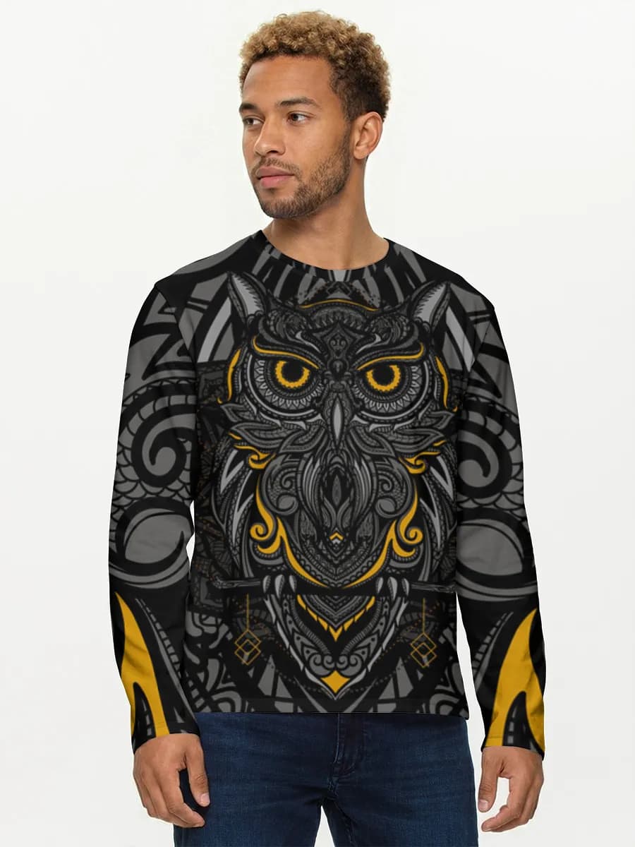 Men's cotton long sleeve shirt