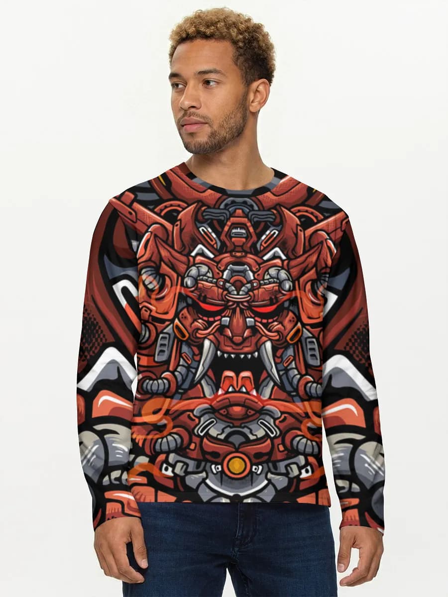 Men's cotton long sleeve shirt