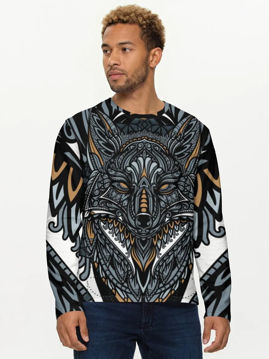 Men's cotton long sleeve shirt