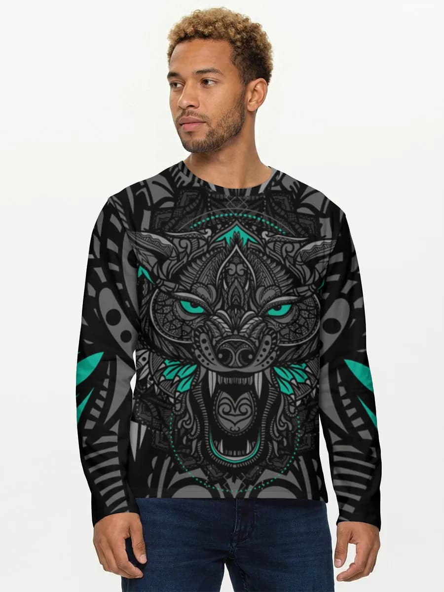 Men's cotton long sleeve shirt