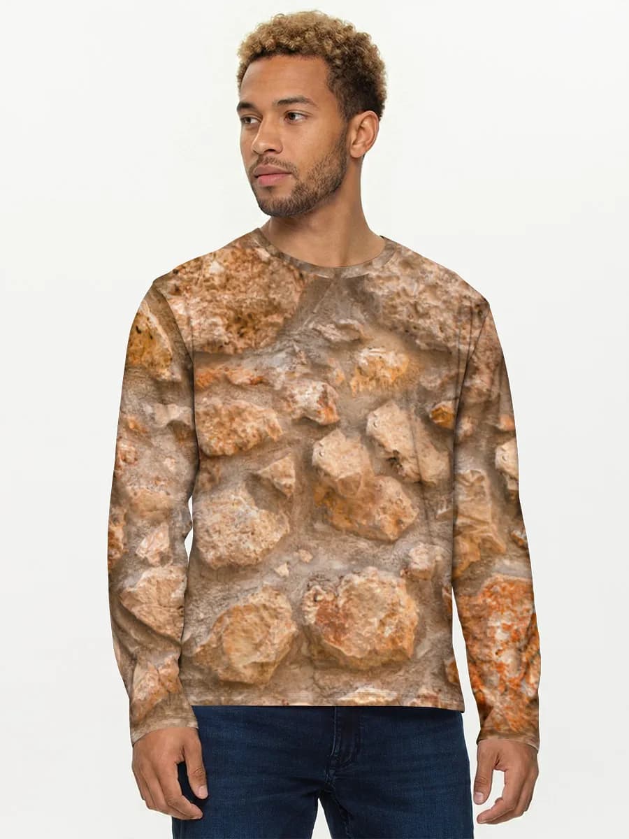Men's cotton long sleeve shirt