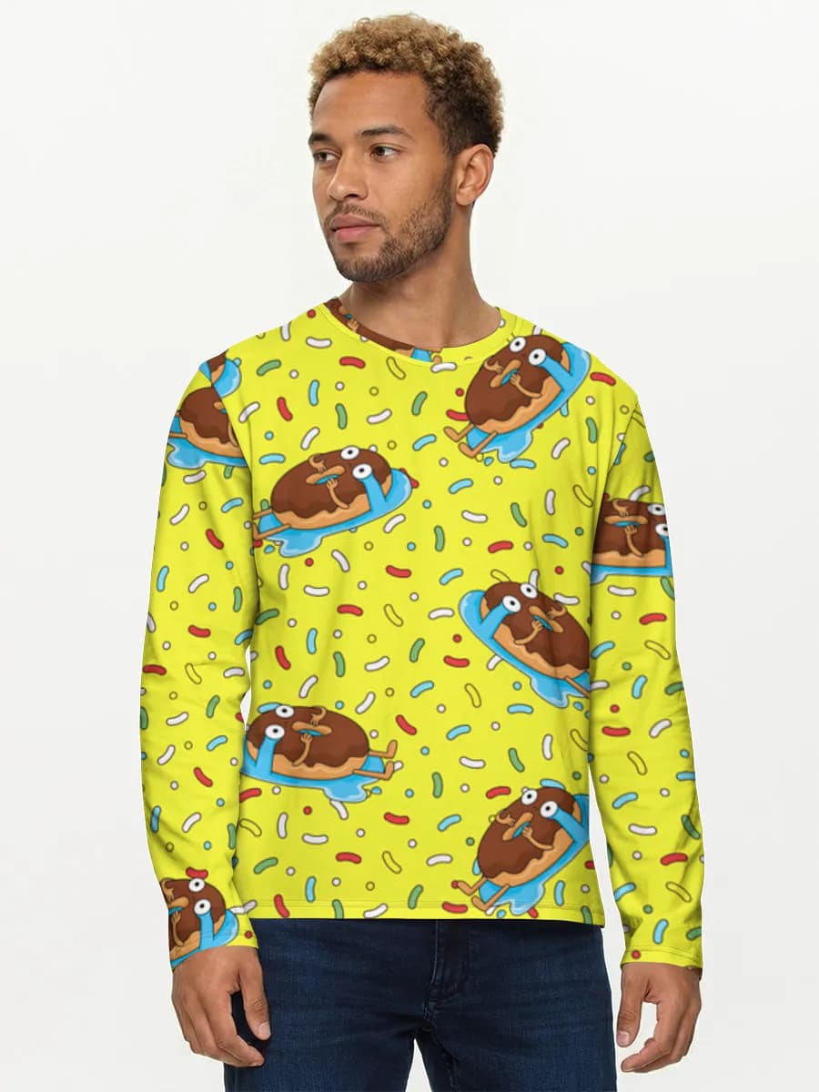 Men's cotton long sleeve shirt