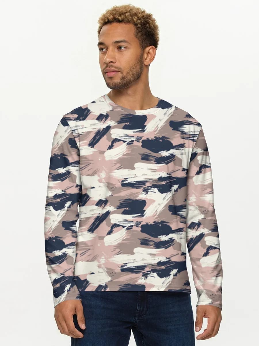 Men's cotton long sleeve shirt