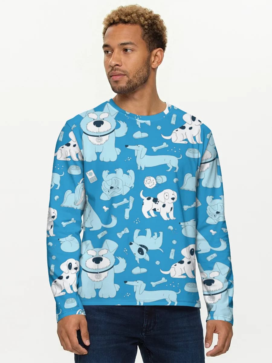 Men's cotton long sleeve shirt