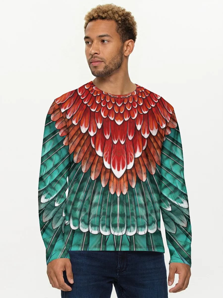 Men's cotton long sleeve shirt