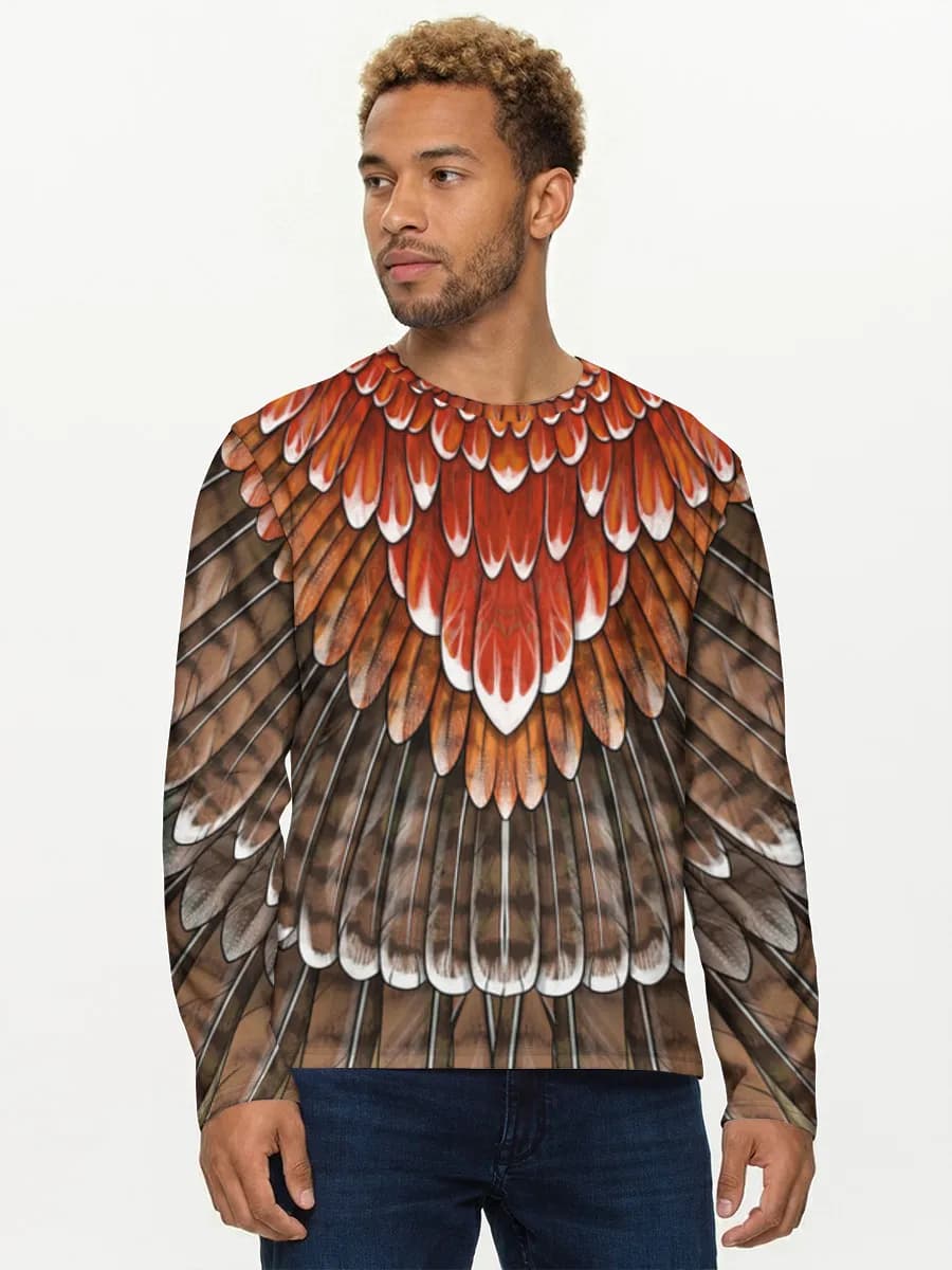Men's cotton long sleeve shirt
