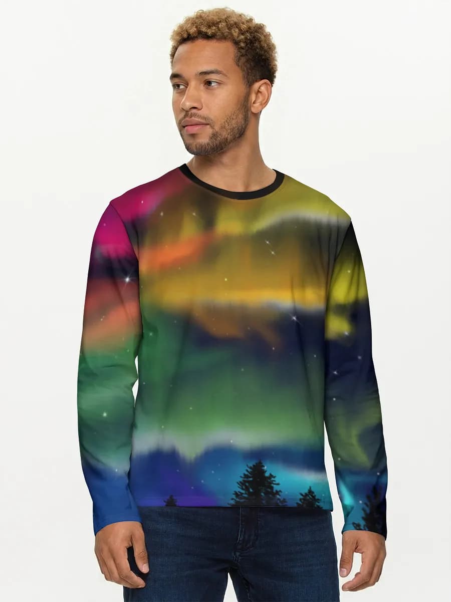 Men's cotton long sleeve shirt