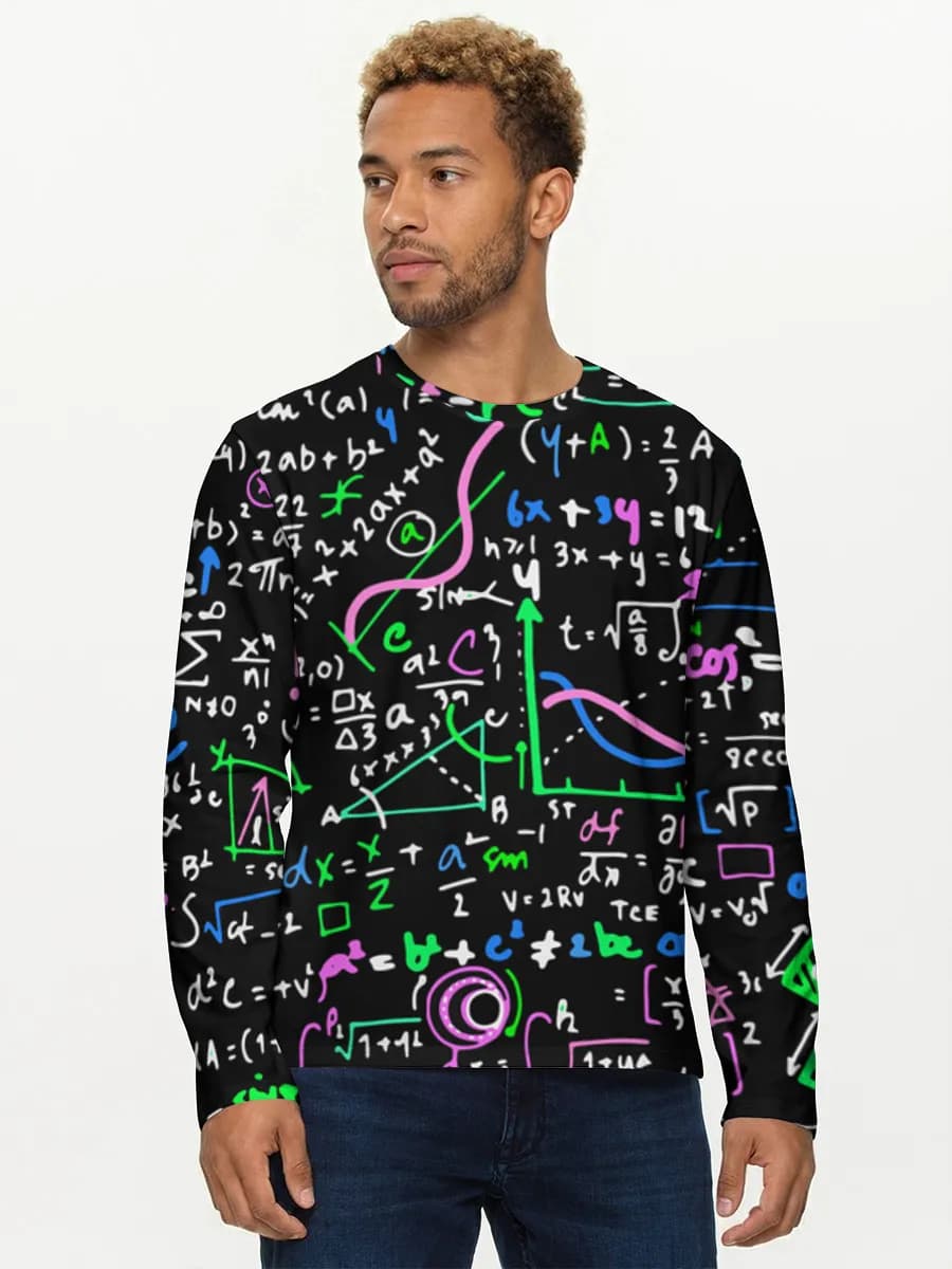 Men's cotton long sleeve shirt