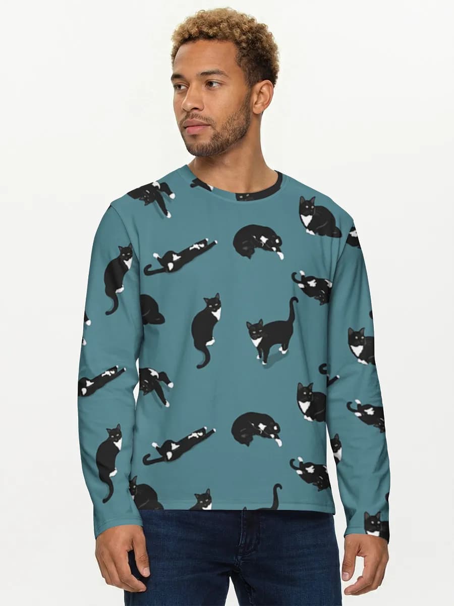Men's cotton long sleeve shirt