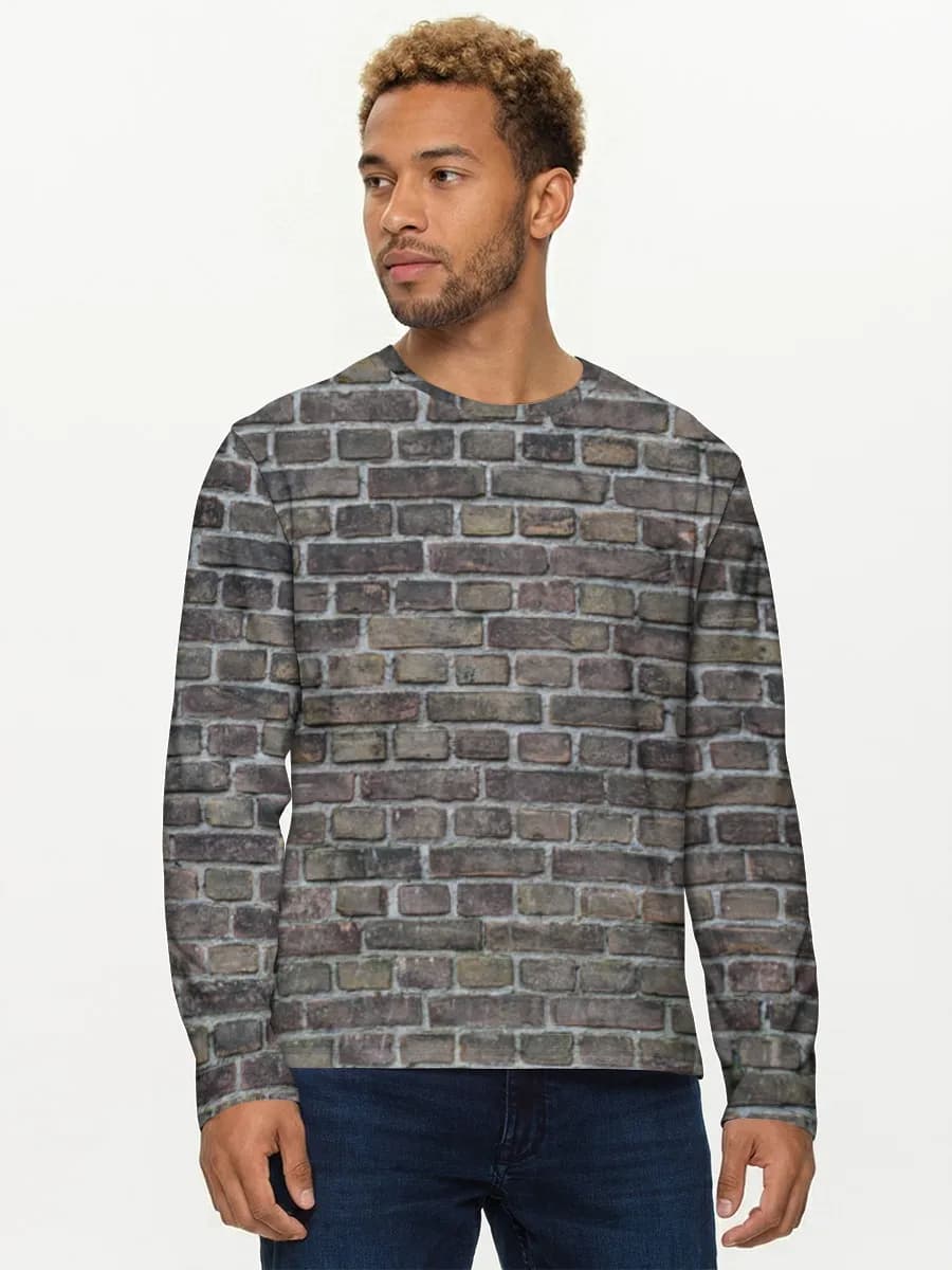Men's cotton long sleeve shirt