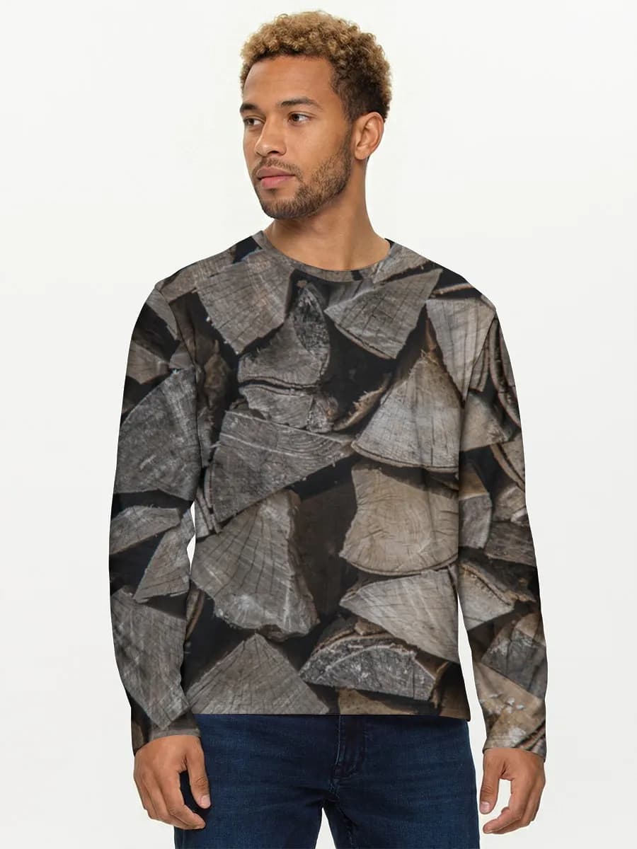 Men's cotton long sleeve shirt